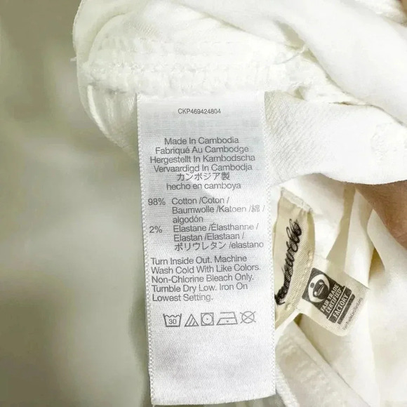 Madewell Womens Jeans The Curvy Perfect Vintage Tapered Denim White Size 30 - Picture 8 of 9